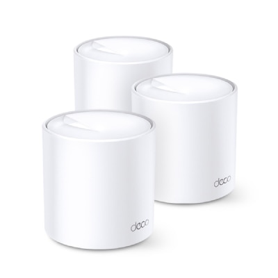 TP-Link Deco X60 (3件装) AX5400 双频 WiFi 6 Mesh 路由器