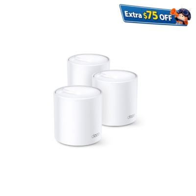 TP-Link Deco X60 (3件裝) AX5400 雙頻 WiFi 6 Mesh 路由器