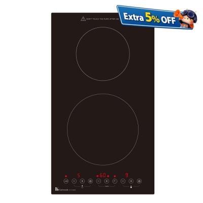 Garwoods EC-2360IC 29cm 2-Ring Induction Cooker