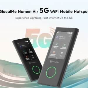 Glocalme Numen Air 5G Pocket Wi-Fi Device with 25GB Global