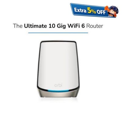 NETGEAR RBR860S Orbi Mesh AX6000 WiFi 6 三频路由器