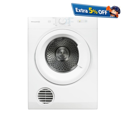 PHILCO PDV556N3WB 5.5KG Vented Dryer Cloth Dryer