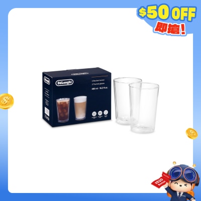 DELONGHI - DLSC319 Double-Wall Thermal Glasses (480ml)