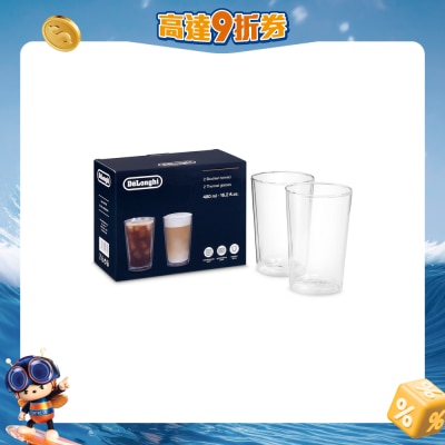 DELONGHI - DLSC319 Double-Wall Thermal Glasses (480ml)