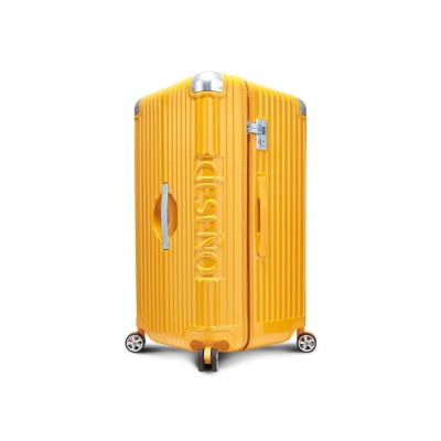 Deseno 尊爵魔力 運動款胖胖箱 防爆新型拉鍊行李箱 D2716