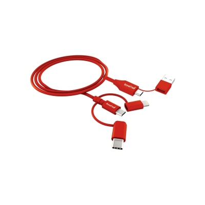Travelmall - 5in1 Charge & Sync Cable, Red Edition (1M)