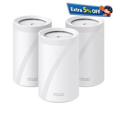 TP-Link Deco BE65(3件装) BE11000 三频 WiFi 7 Mesh 路由器
