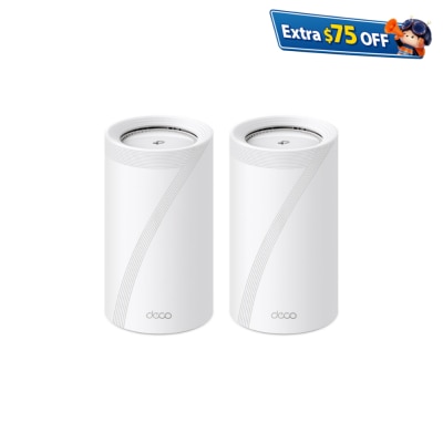 TP-Link Deco BE85(2件装) BE22000 三频 WiFi 7 Mesh 路由器