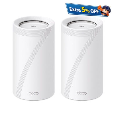 TP-Link Deco BE85(2-pack) BE22000 Tri-Band WiFi 7 Mesh Router