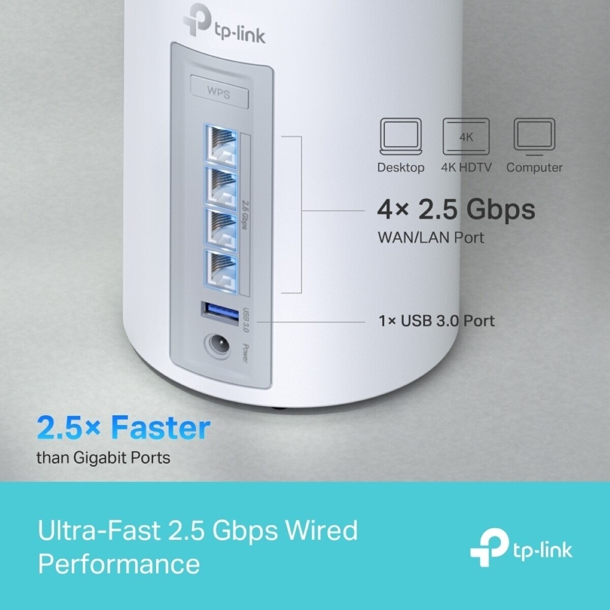 TP-Link Deco BE65(2-pack) BE11000 Tri-Band WiFi 7 Mesh