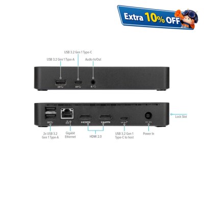 Targus DOCK310 USB-C DV4K 65W PD 多功能擴充基座