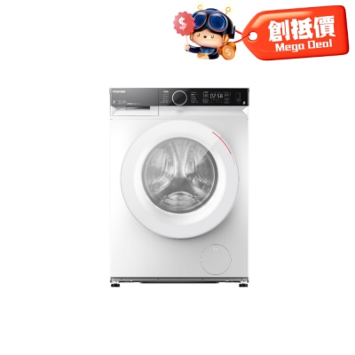 TOSHIBA 東芝 東芝 TWD-BN90GF4H(WK) 470mm超薄身前置式變頻洗衣乾衣機 (洗8公斤 乾5公斤)