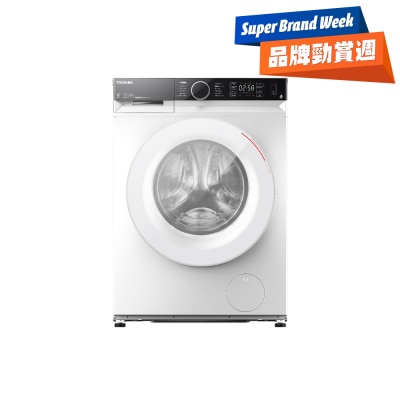 TOSHIBA 东芝 - TWD-BN90GF4H WK 8/5公斤1400转470mm超薄身变频洗衣乾衣机