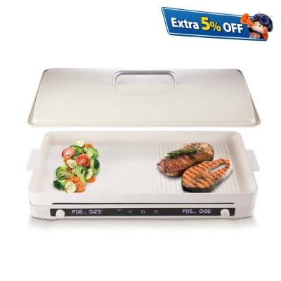 GERMAN POOL 德国宝 GIC-KD28T 座檯式双头电磁炉连烤盘