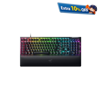 Razer 雷蛇 BlackWidow V4 有线机械轴游戏键盘 (绿轴)