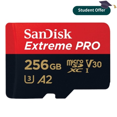SANDISK SDSQXCD EXTREME PRO 256GB MICROSDXC Card