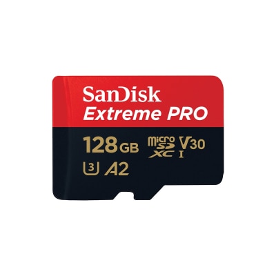 SANDISK SDSQXCD EXTREME PRO 128GB MICROSDXC Card