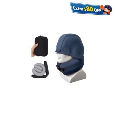 SMARTRIP EASYNAP Pocketable Hoodie Neck Pillow With Case (CoolPass fabric)
