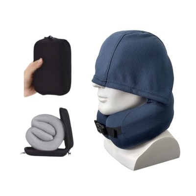 SMARTRIP EASYNAP Pocketable Hoodie Neck Pillow With Case (CoolPass fabric)