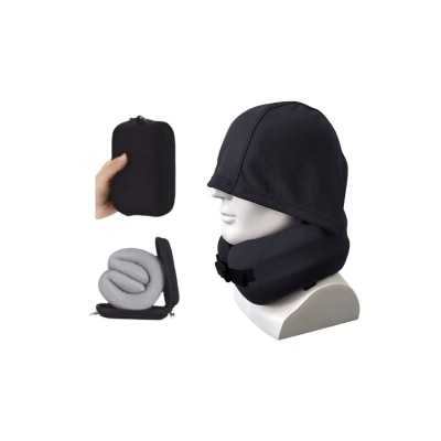 SMARTRIP EASYNAP Pocketable Hoodie Neck Pillow With Case (CoolPass fabric)