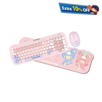 thecoopidea x Sanrio TAPPY+ Little Twin Star 无线键盘滑鼠套装