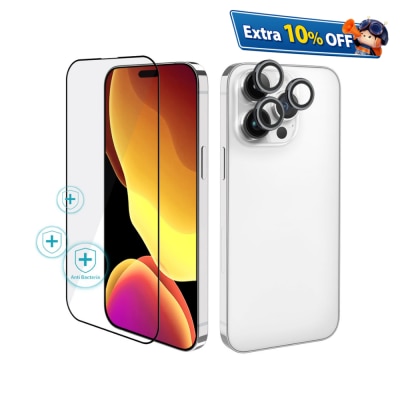 inno3C iPhone 15 Pro Glass Screen Protector Set