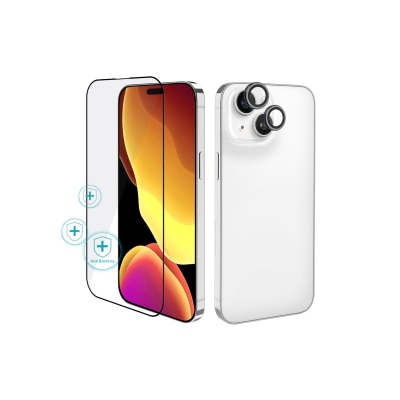 inno3C iPhone 15 Glass Screen Protector Set