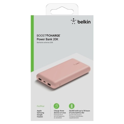 BELKIN 貝爾金 BoostCharge 20,000mAH 便攜式行動電源