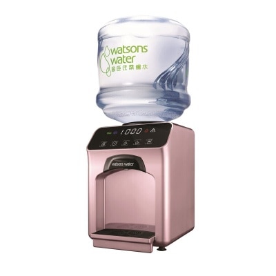 WATSONS WATER 屈臣氏蒸餾水 Wats-Touch冷热水机 (暮光玫瑰) + 12樽12公升水