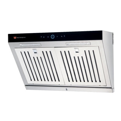 WHITE WESTINGHOUSE WHI282HT 70cm Slim Heat-Clean Inclined  Cookerhood