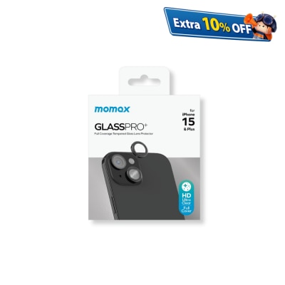 Momax GlassPro+AR镜头玻璃膜 (iPhone 15 / 15 Plus适用)
