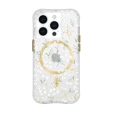 CASE-MATE Rifle Paper Co. - Petite Fleurs 手機殼兼容MagSafe適用iPhone 15 Pro 手機外殼