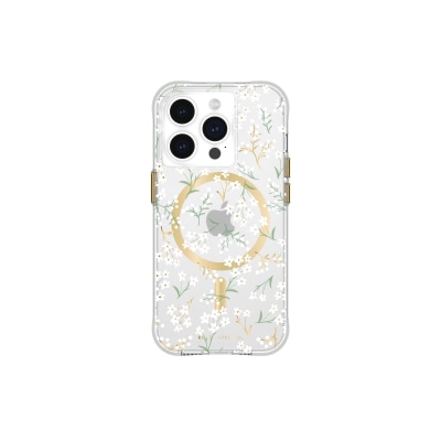 CASE-MATE Rifle Paper Co. - Petite Fleurs 手机壳兼容MagSafe适用iPhone 15 Pro 手机外壳
