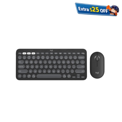 LOGITECH 罗技 Pebble 2 Combo 无线纤薄键鼠套装 (美式英文)