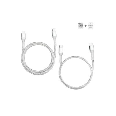 haha TRAVEL H-100C-2P 100W Type-C to Type-C 充電線套裝 (120cm + 30cm)