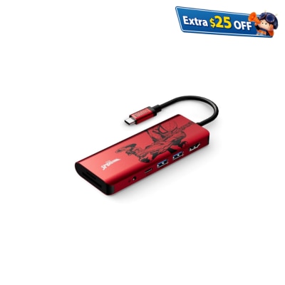 BELKIN 贝尔金 Connect USB-C® 7 合 1 高速多媒体集线器 (100W) (迪士尼系列, 蜘蛛侠)