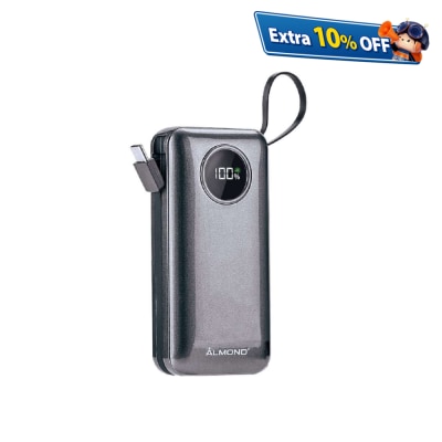 Almond BC-10Pro 內置Type-C線 PD 35W 10000mAh 移動電源