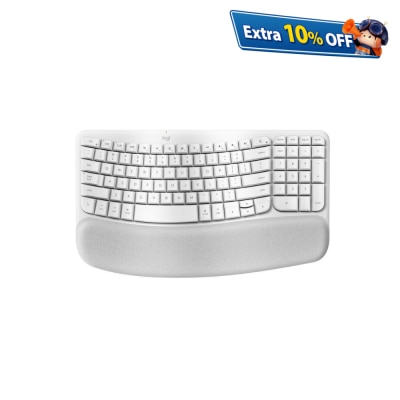 LOGITECH 羅技 Wave Keys 人體工學無線鍵盤