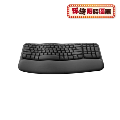 LOGITECH Wave Keys Ergonomic Wireless Keyboard