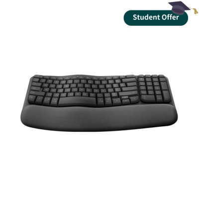 LOGITECH 罗技 Wave Keys 人体工学无线键盘