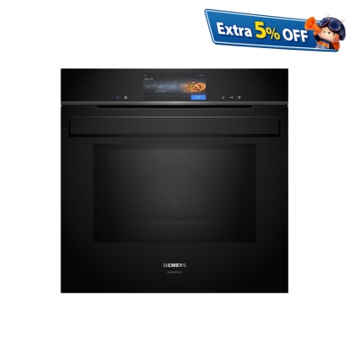SIEMENS HN978GQB1,60cm Built-in oven with added steam and microwave function Steam Oven