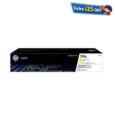 HP 119A Yellow Original Laser Toner Cartridge (W2092A)