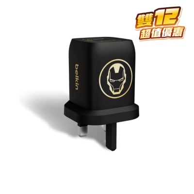 BELKIN 貝爾金 BoostCharge Pro 雙 USB-C® GaN PPS 65W 快速家用式充電器