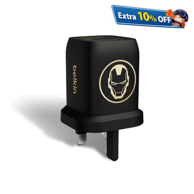 BELKIN 貝爾金 BoostCharge Pro 雙 USB-C® GaN PPS 65W 快速家用式充電器