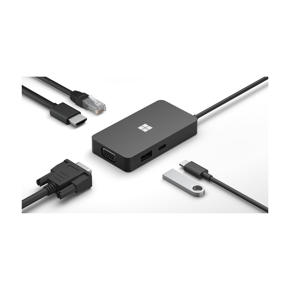 MICROSOFT 161-00005 USB-C® Travel Hub | Fortress