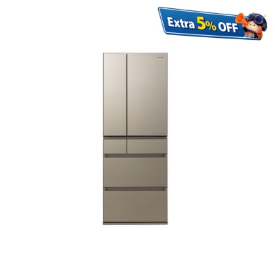 PANASONIC 樂聲牌 NR-F507HX-N3,AI ECONAVI 智慧節能六門雪櫃 (香檳金) 雪櫃