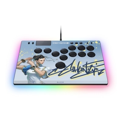 Razer 雷蛇 雷蛇 Razer Kitsune PS5 和 PC 全光軸按鈕街機控制器 Street Fighter 6 春麗 特別版 遊戲手掣