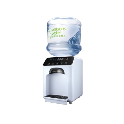 WATSONS WATER 屈臣氏蒸餾水 Wats-Touch冷熱水機 (白色) + 12樽12公升水