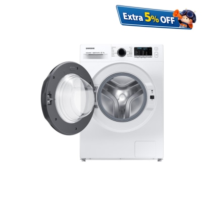 SAMSUNG 三星电子 WW80AGAS21AESH Slim Ecobubble™ 前置式洗衣机 8kg, 1200rpm 前置式洗衣机