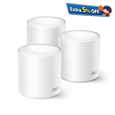 TP-Link Deco X10 (3件装) AX1500 双频 WiFi 6 Mesh 路由器
